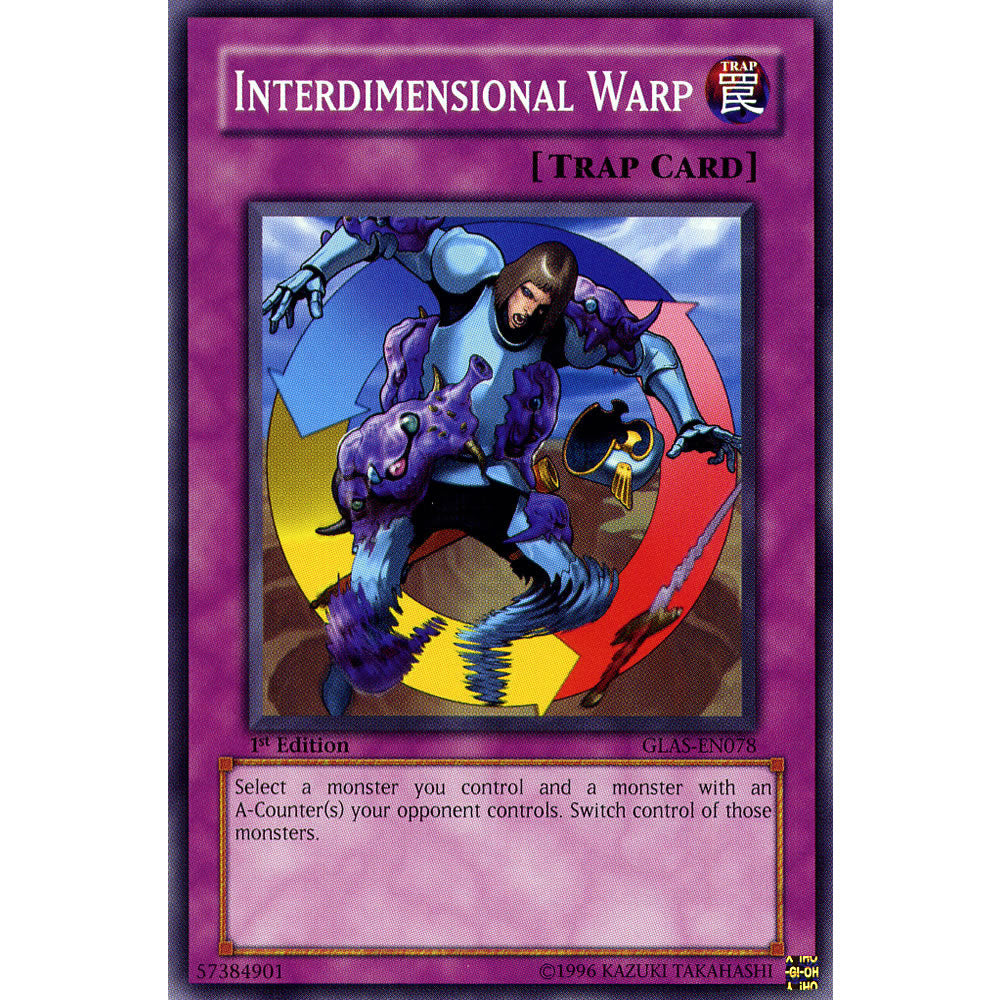 Interdimensional Warp GLAS-EN078 Yu-Gi-Oh! Card from the Gladiator's Assault Set