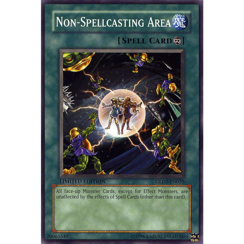Non-Spellcasting Area GLD1-EN035 Yu-Gi-Oh! Card from the Gold Series 1 Set