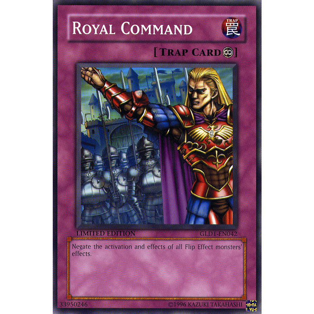 Royal Command GLD1-EN042 Yu-Gi-Oh! Card from the Gold Series 1 Set