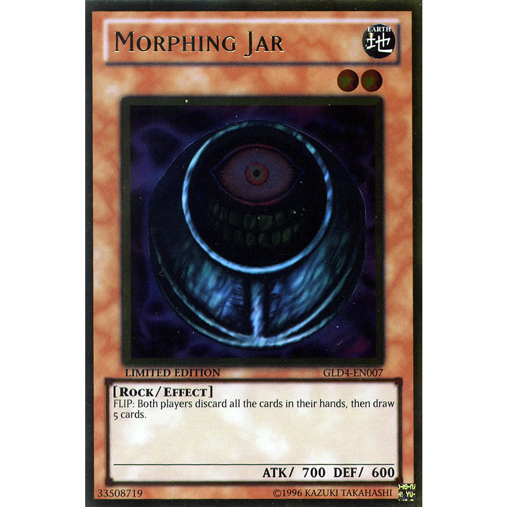 Morphing Jar GLD4-EN007 Yu-Gi-Oh! Card from the Gold Series 4: Pyramids Edition Set