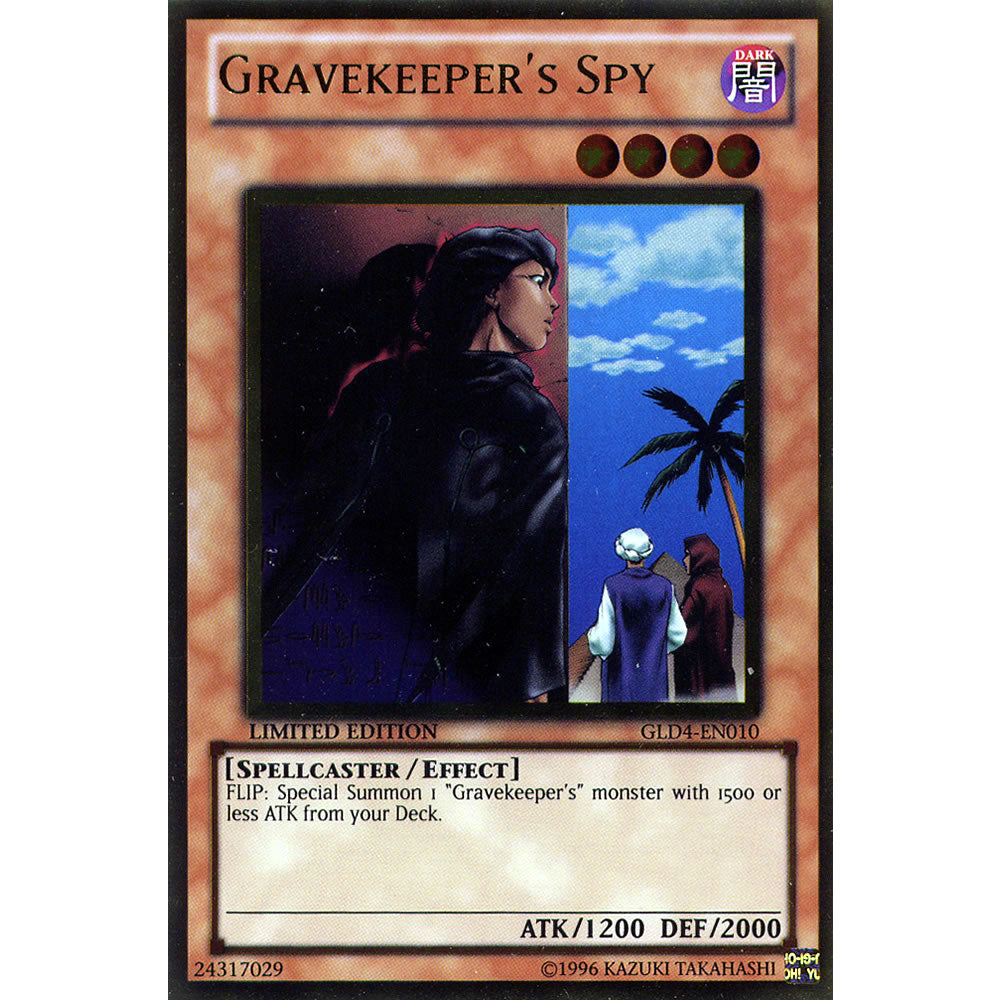 spy deck yugioh Gravekeeper's Spy GLD4-EN010 Yu-Gi-Oh! Card