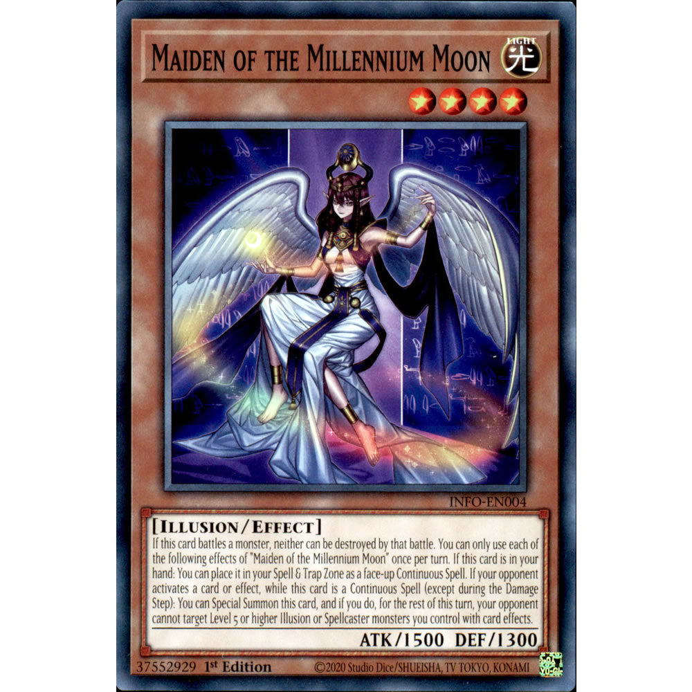 yugioh millenium cards Maiden of the Millennium Moon INFO-EN004 Yu-Gi-Oh! Card