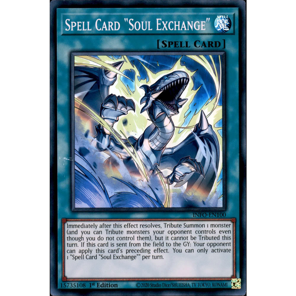 Spell Card Soul Exchange INFO-EN100 Yu-Gi-Oh! Card Spell Card Soul Exchange INFO-EN100 Yu-Gi-Oh! Card