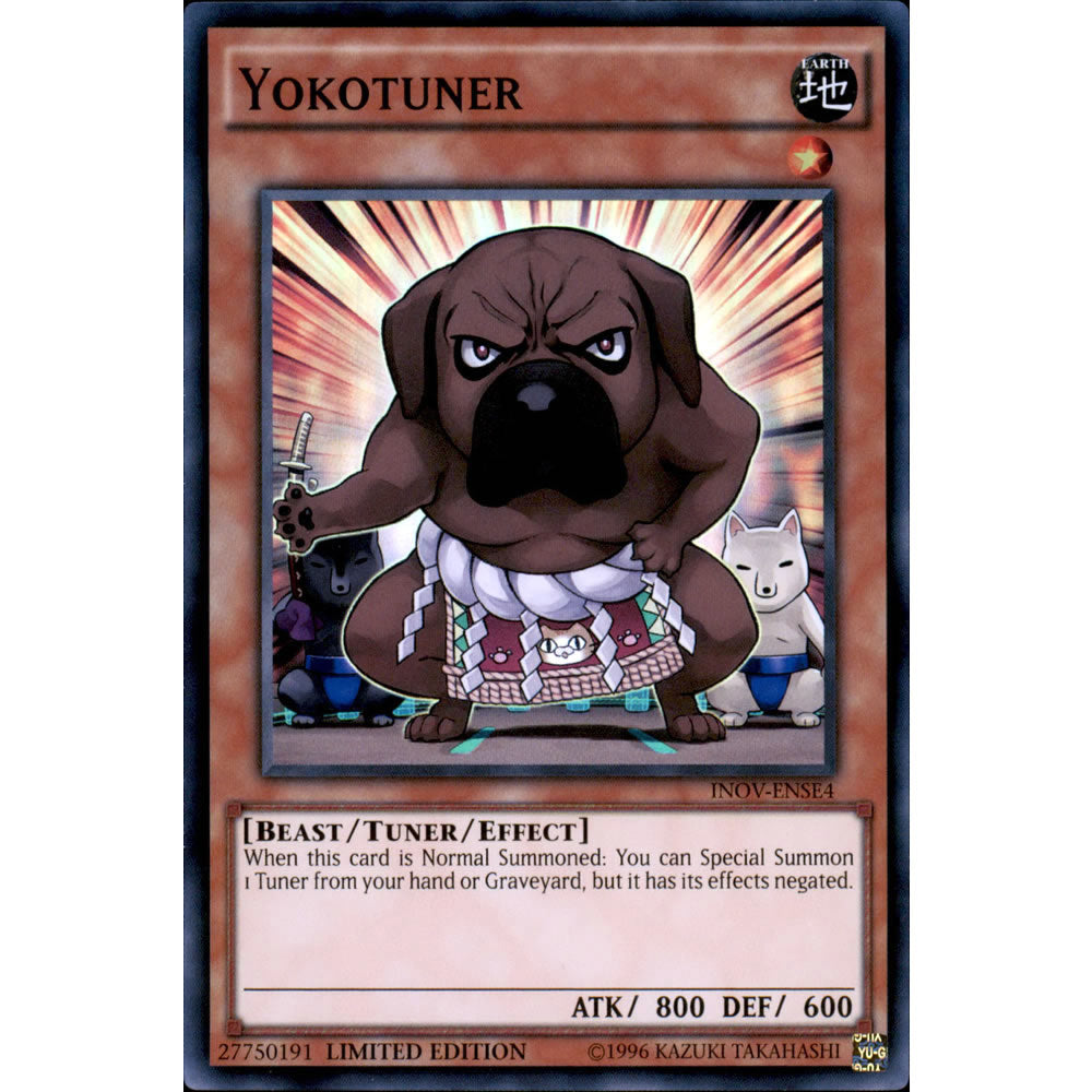 Yokotuner INOV-ENSE4 Yu-Gi-Oh! Card from the Invasion: Vengeance Special Edition Set