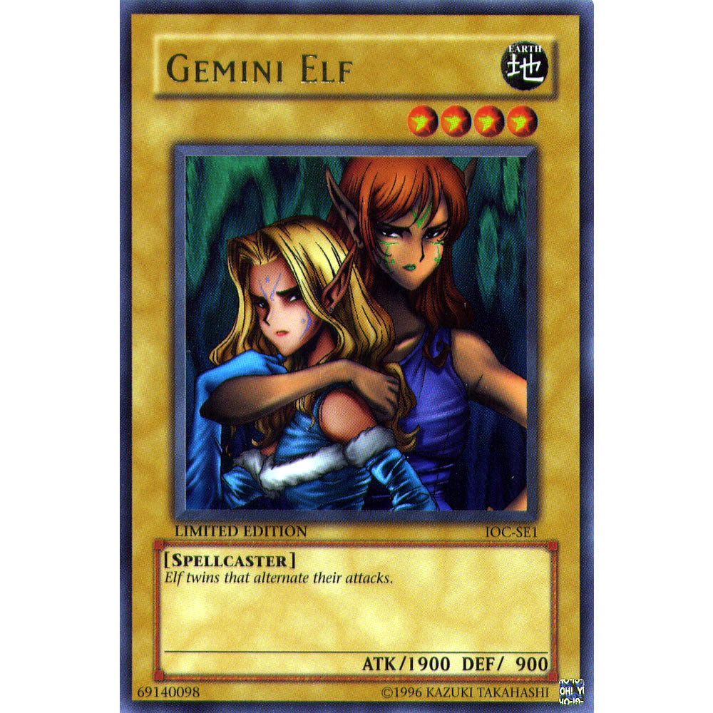 Gemini Elf IOC-SE1 Yu-Gi-Oh! Card - Deckboosters Gemini Elf IOC-SE1 Yu-Gi-Oh! Card - Deckboosters