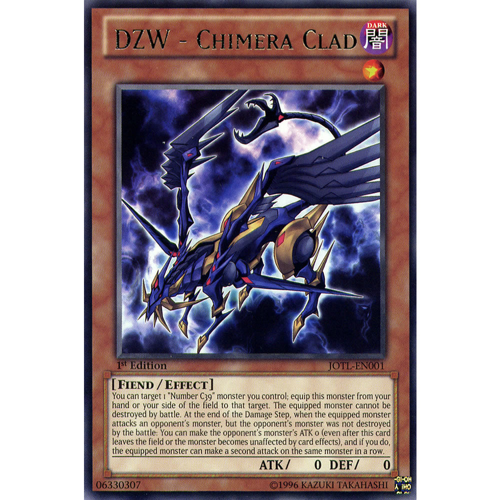 DZW - Chimera Clad JOTL-EN001 Yu-Gi-Oh! Card from the Judgment of the Light Set