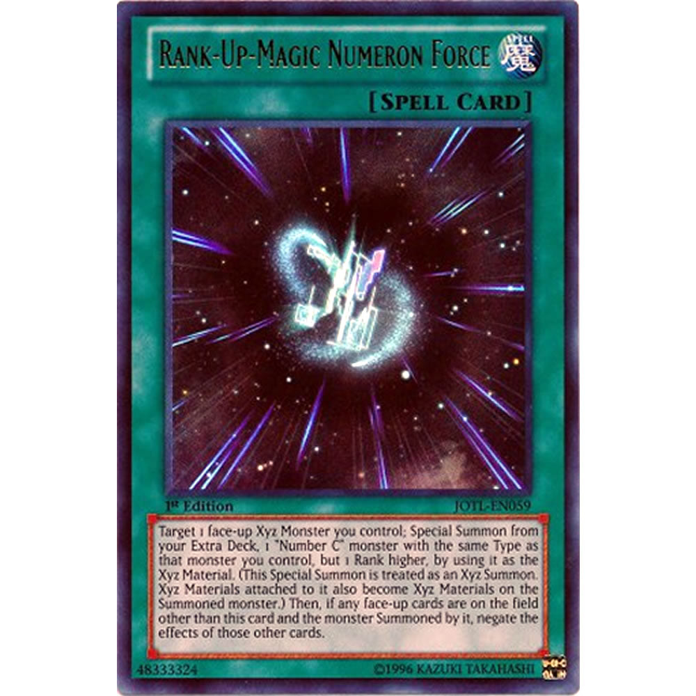 Rank-Up-Magic Numeron Force JOTL-EN059 Yu-Gi-Oh! Card from the Judgment of the Light Set
