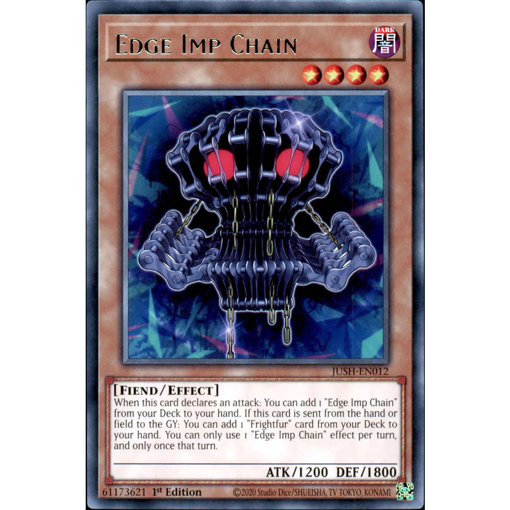 chain cards yugioh Edge Imp Chain JUSH-EN012 Yu-Gi-Oh! Card