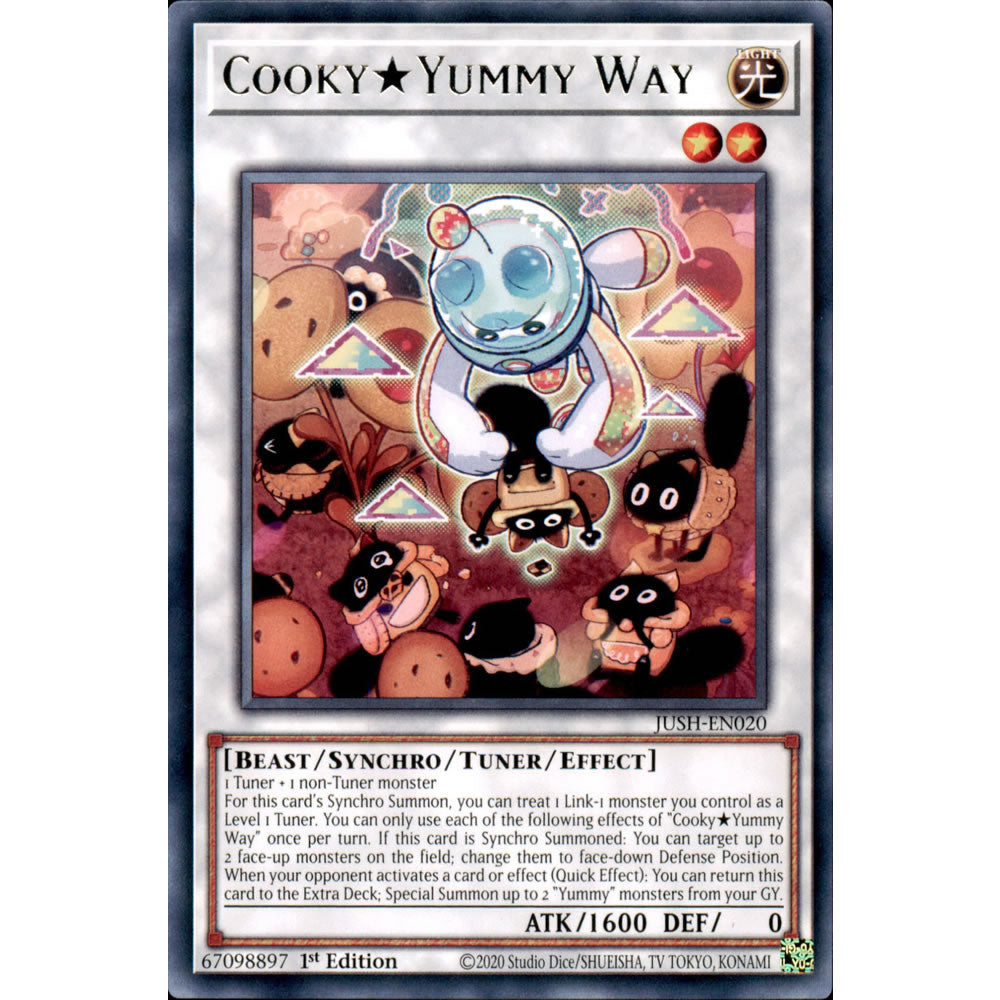 Cooky?Yummy Way JUSH-EN020 Yu-Gi-Oh! Card - Deckboosters Cooky?Yummy Way JUSH-EN020 Yu-Gi-Oh! Card - Deckboosters