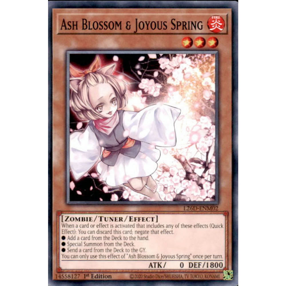 Ash Blossom & Joyous Spring L26D-ENM02 Yu-Gi-Oh! Card from the Legendary Modern Decks 2026 Set