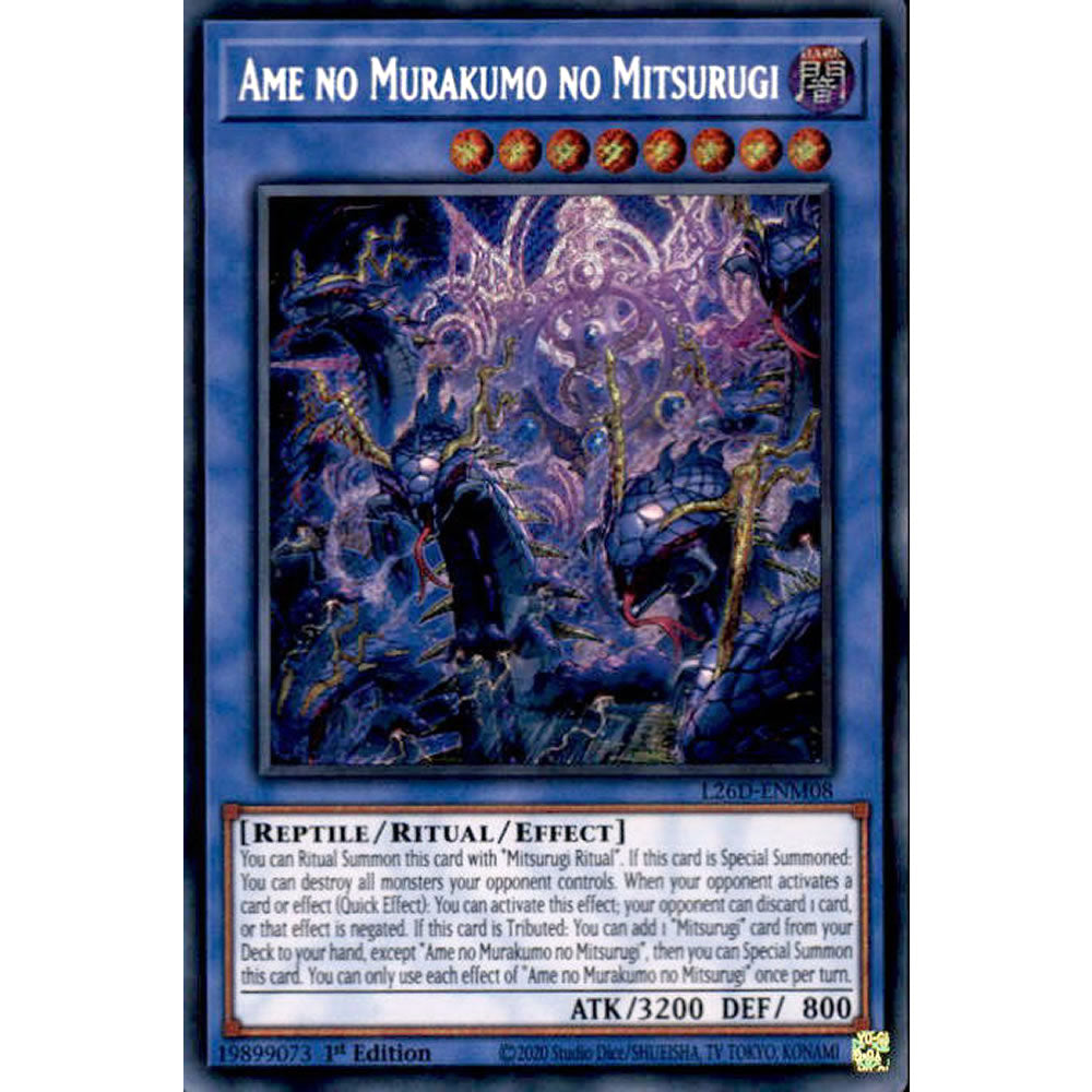 Ame no Murakumo no Mitsurugi L26D-ENM08 Yu-Gi-Oh! Card from the Legendary Modern Decks 2026 Set