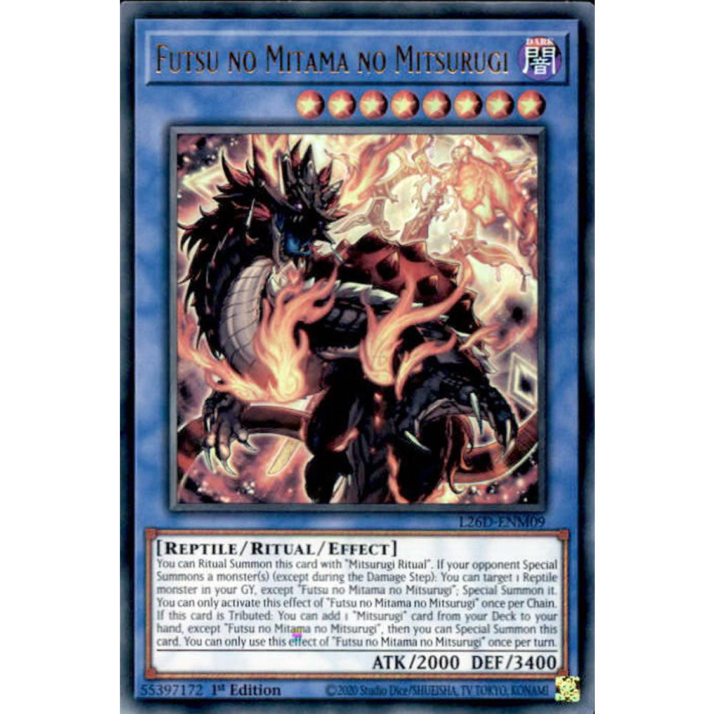 Futsu no Mitama no Mitsurugi L26D-ENM09 Yu-Gi-Oh! Card from the Legendary Modern Decks 2026 Set