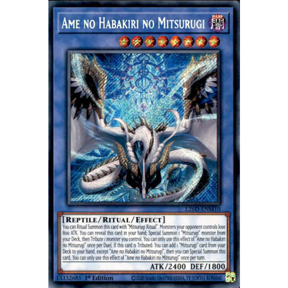 Ame no Habakiri no Mitsurugi L26D-ENM10 Yu-Gi-Oh! Card from the Legendary Modern Decks 2026 Set