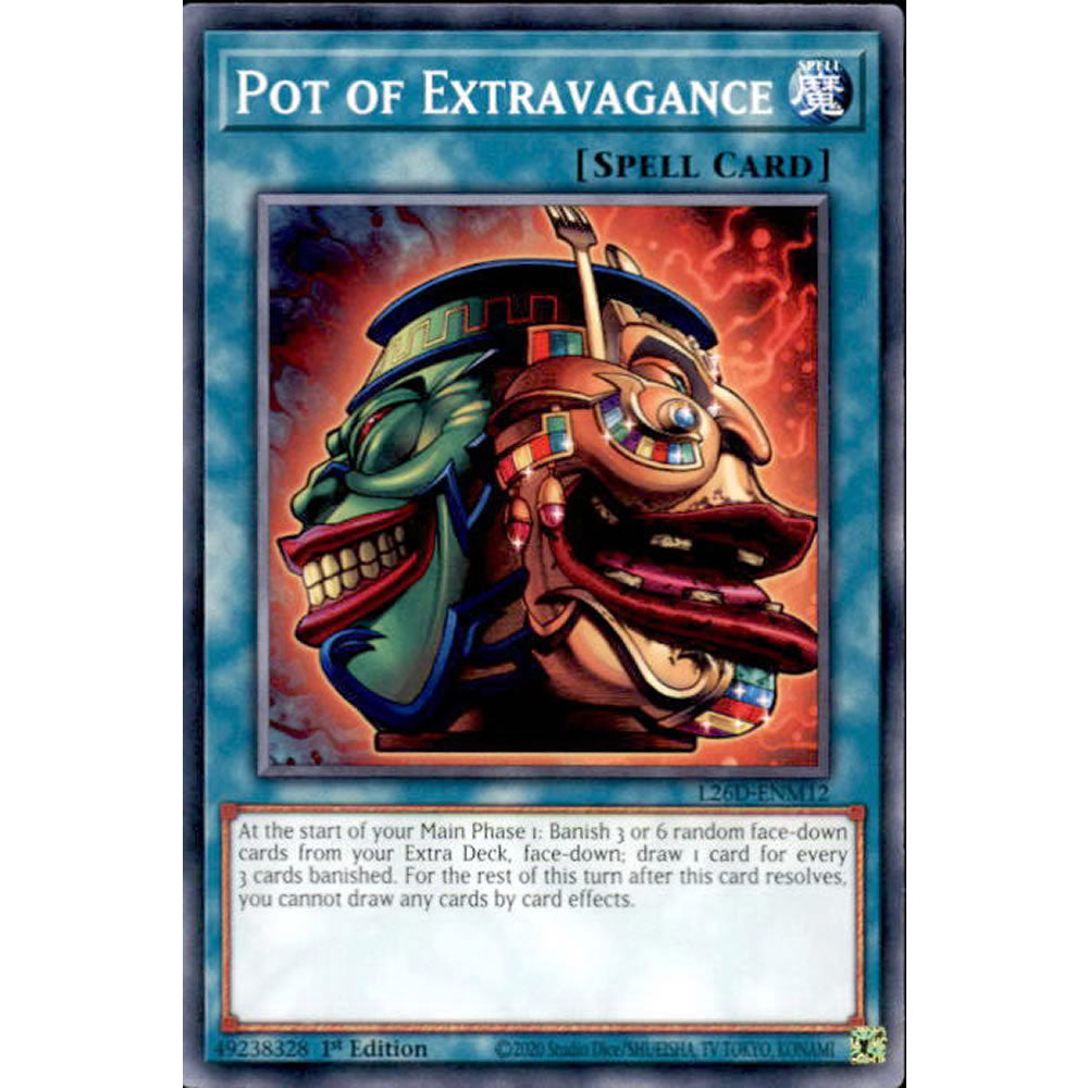 Pot of Extravagance L26D-ENM12 Yu-Gi-Oh! Card from the Legendary Modern Decks 2026 Set