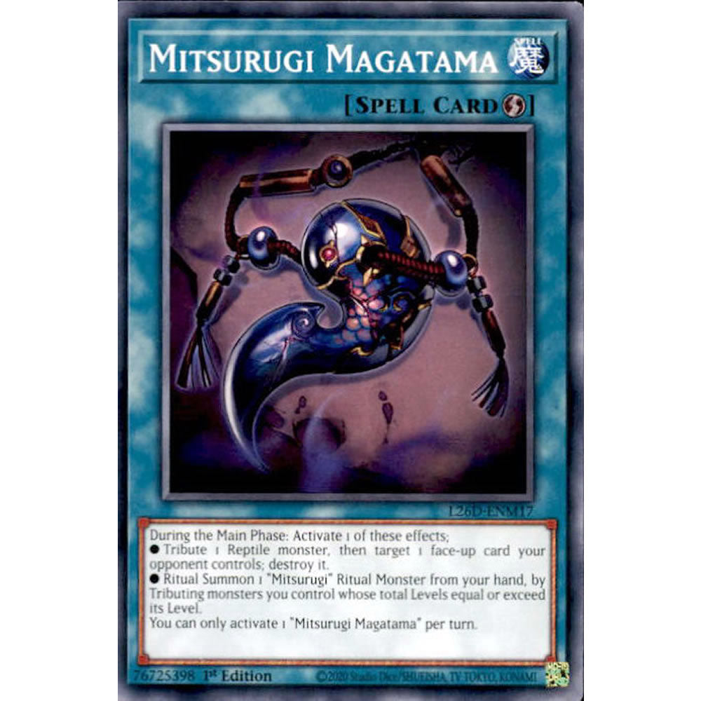 Mitsurugi Magatama L26D-ENM17 Yu-Gi-Oh! Card from the Legendary Modern Decks 2026 Set