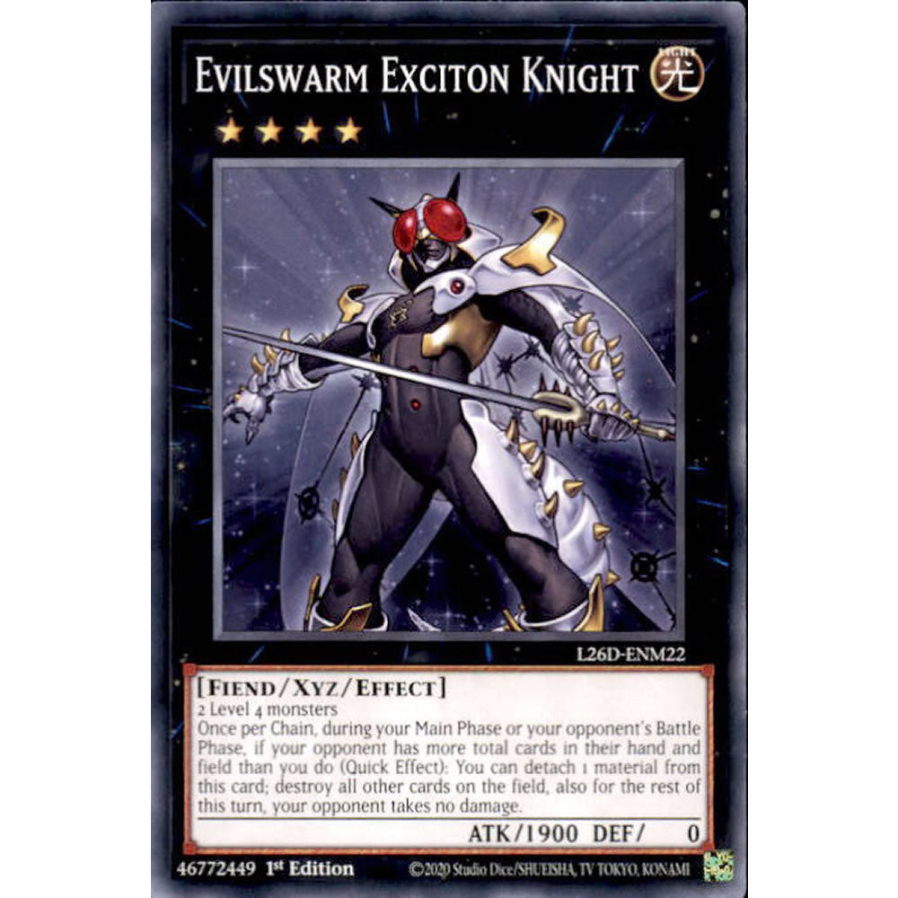 Evilswarm Exciton Knight L26D-ENM22 Yu-Gi-Oh! Card from the Legendary Modern Decks 2026 Set