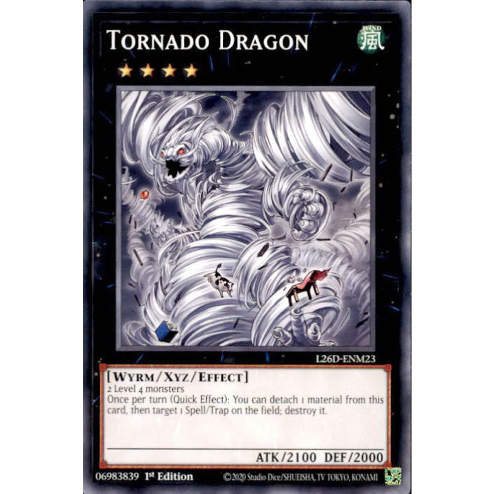 Tornado Dragon L26D-ENM23 Yu-Gi-Oh! Card from the Legendary Modern Decks 2026 Set