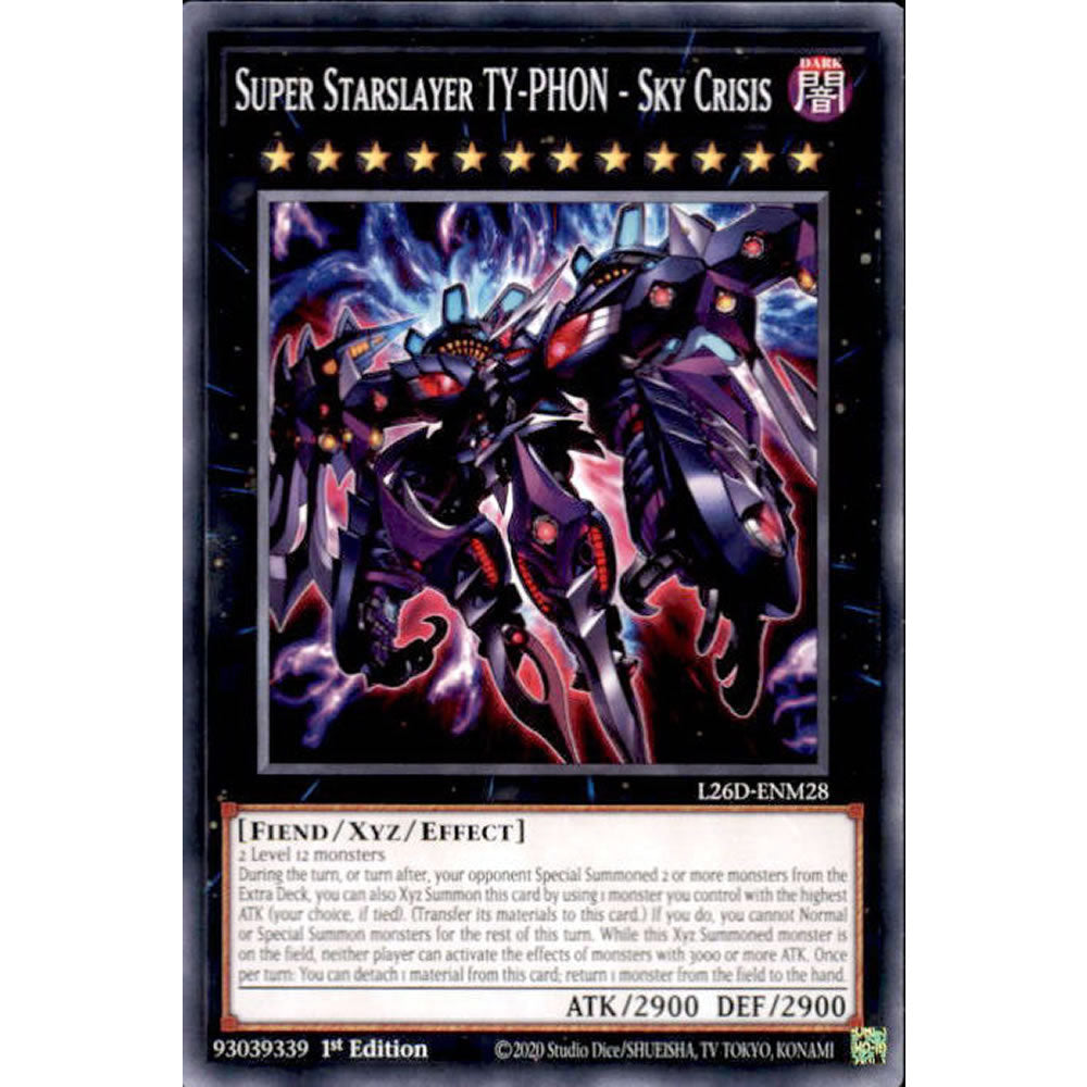 Super Starslayer TY-PHON - Sky Crisis L26D-ENM28 Yu-Gi-Oh! Card from the Legendary Modern Decks 2026 Set