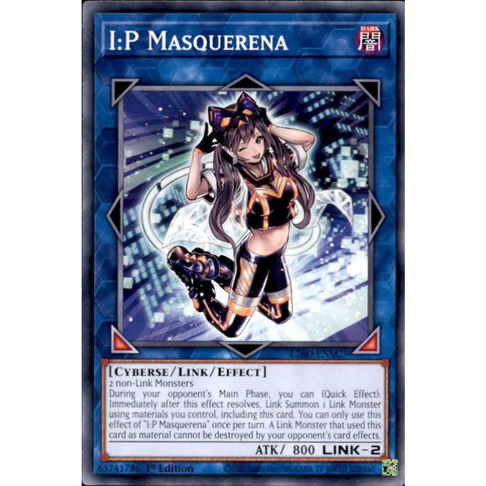 I:P Masquerena L26D-ENM29 Yu-Gi-Oh! Card from the Legendary Modern Decks 2026 Set