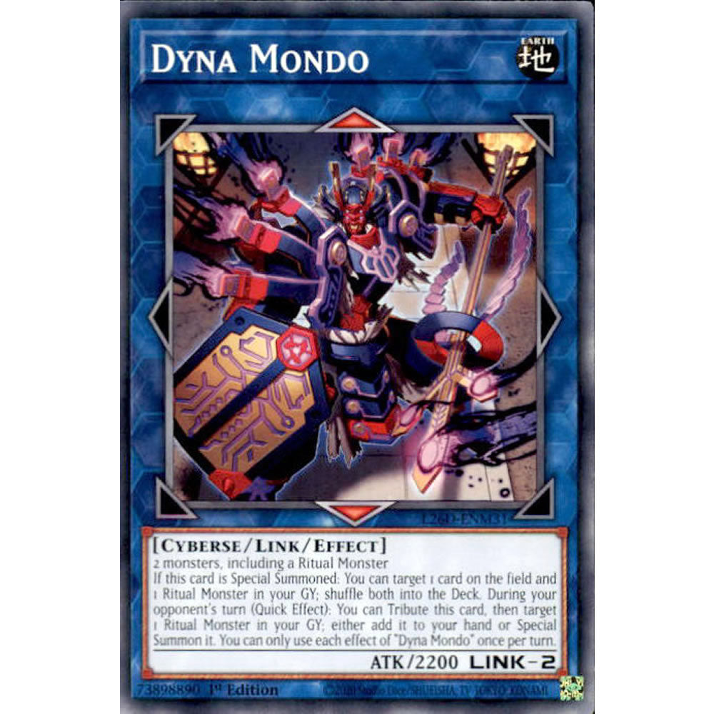 Dyna Mondo L26D-ENM31 Yu-Gi-Oh! Card from the Legendary Modern Decks 2026 Set