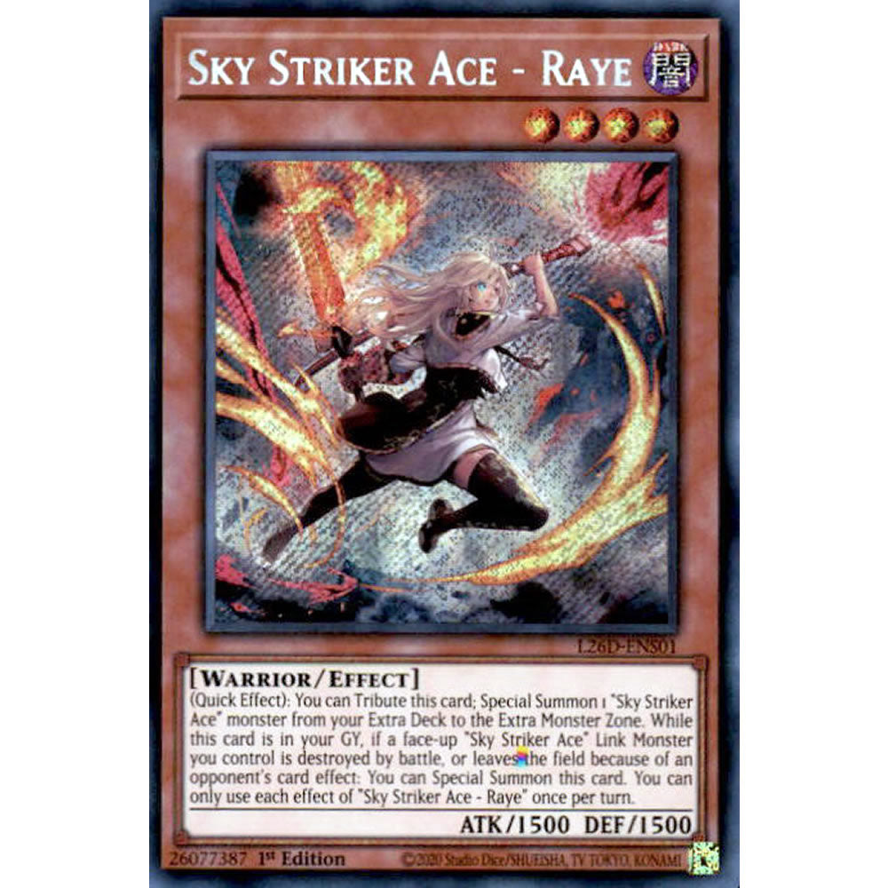 Sky Striker Ace - Raye (alternate artwork) L26D-ENS01 Yu-Gi-Oh! Card from the Legendary Modern Decks 2026 Set