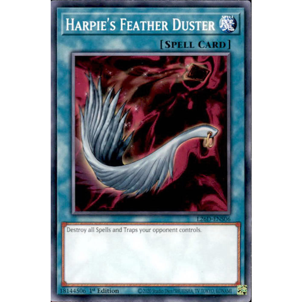 Harpie's Feather Duster L26D-ENS06 Yu-Gi-Oh! Card from the Legendary Modern Decks 2026 Set