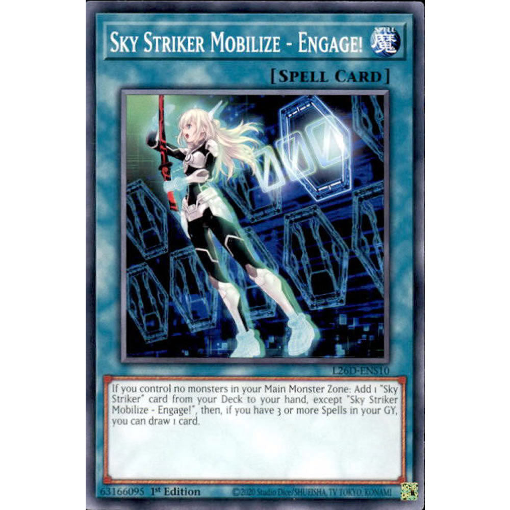 Sky Striker Mobilize - Engage! L26D-ENS10 Yu-Gi-Oh! Card from the Legendary Modern Decks 2026 Set