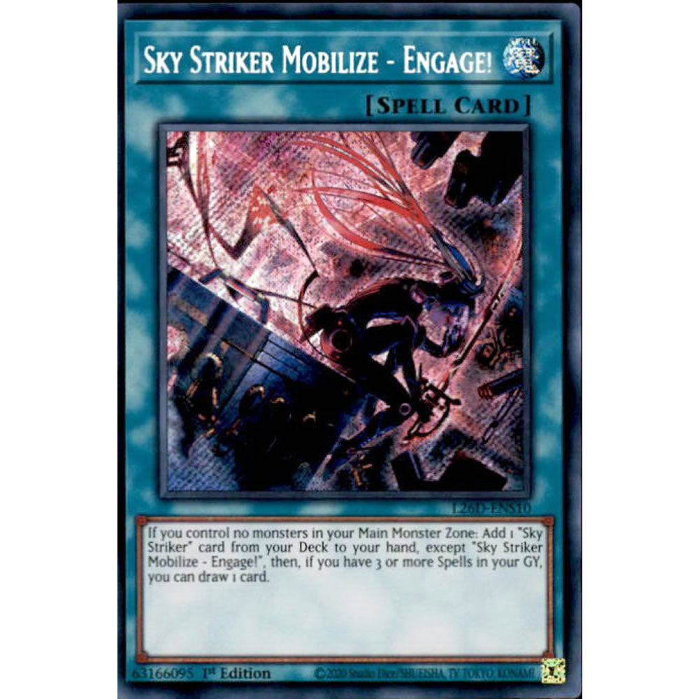Sky Striker Mobilize - Engage! (alternate artwork) L26D-ENS10 Yu-Gi-Oh! Card from the Legendary Modern Decks 2026 Set