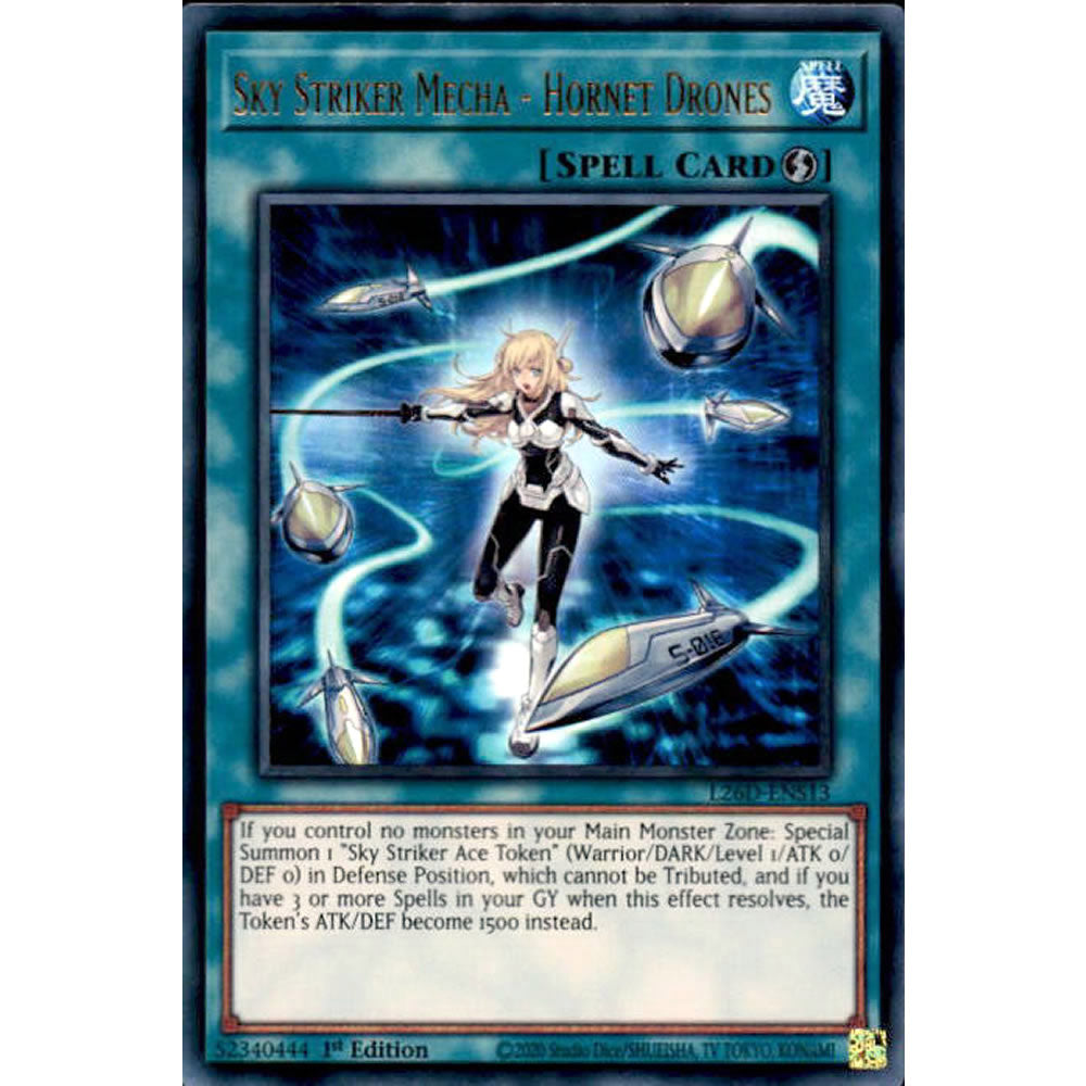 Sky Striker Mecha - Hornet Drones L26D-ENS13 Yu-Gi-Oh! Card from the Legendary Modern Decks 2026 Set