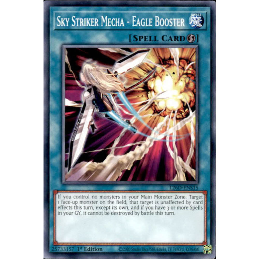 Sky Striker Mecha - Eagle Booster L26D-ENS15 Yu-Gi-Oh! Card from the Legendary Modern Decks 2026 Set