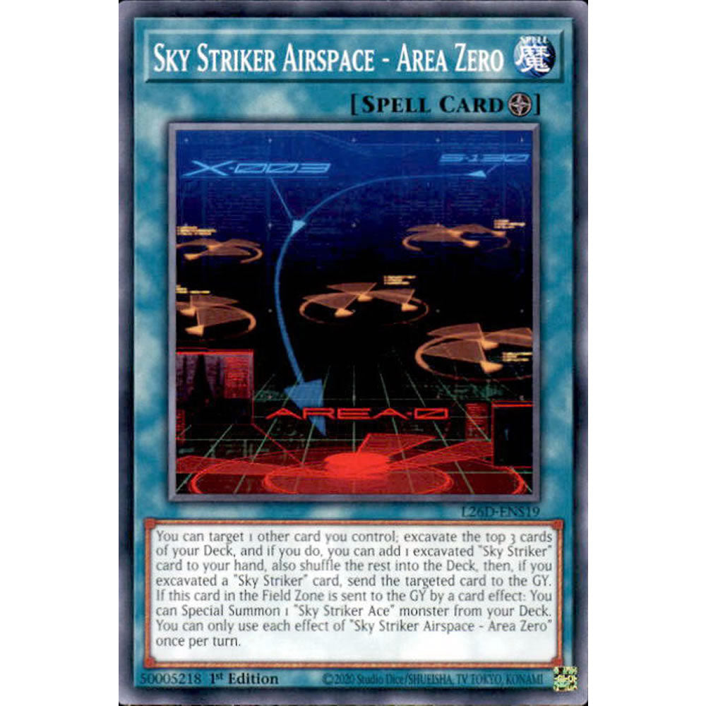 Sky Striker Airspace - Area Zero L26D-ENS19 Yu-Gi-Oh! Card from the Legendary Modern Decks 2026 Set