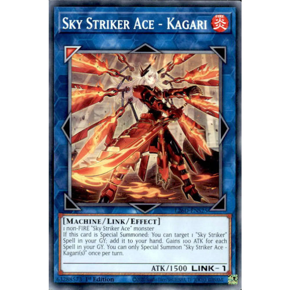Sky Striker Ace - Kagari (alternate artwork) L26D-ENS25 Yu-Gi-Oh! Card from the Legendary Modern Decks 2026 Set