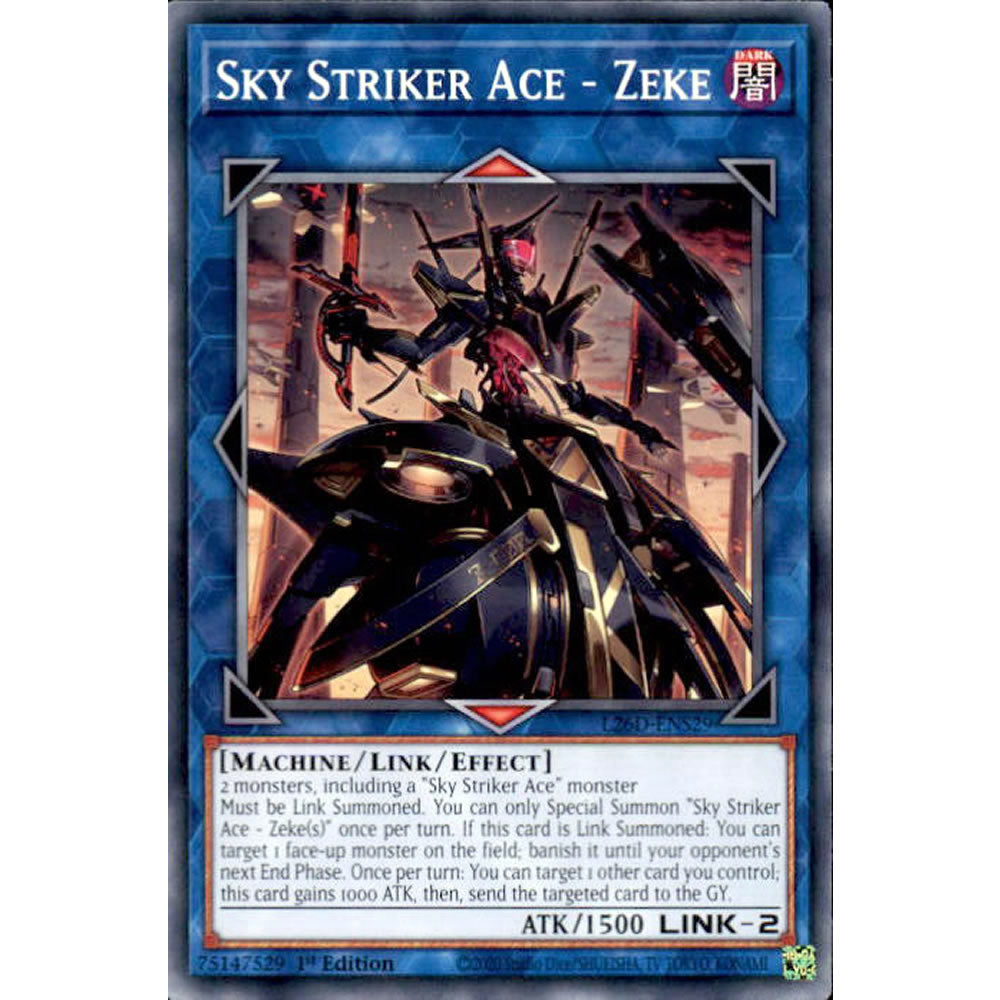 Sky Striker Ace - Zeke L26D-ENS29 Yu-Gi-Oh! Card from the Legendary Modern Decks 2026 Set