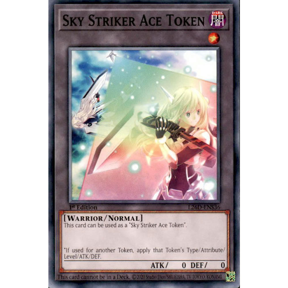 Sky Striker Ace Token L26D-ENS36 Yu-Gi-Oh! Card from the Legendary Modern Decks 2026 Set