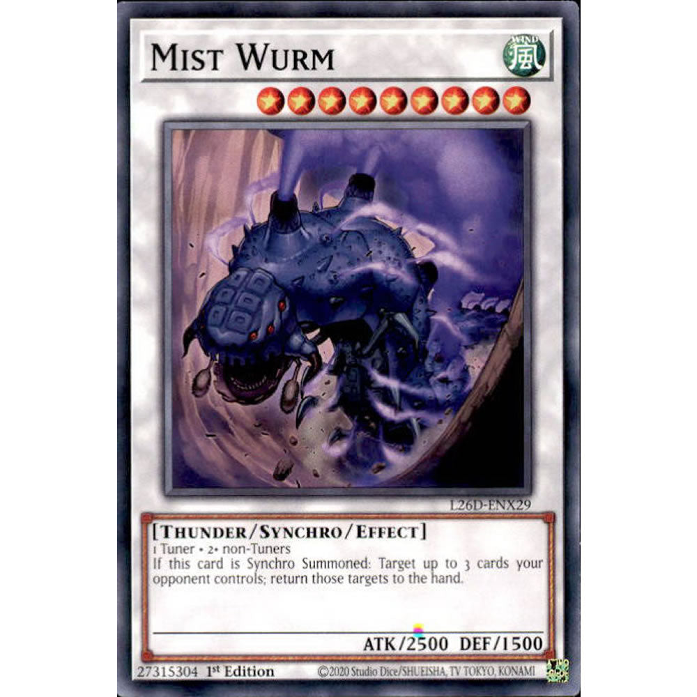 Mist Wurm L26D-ENX29 Yu-Gi-Oh! Card from the Legendary Modern Decks 2026 Set