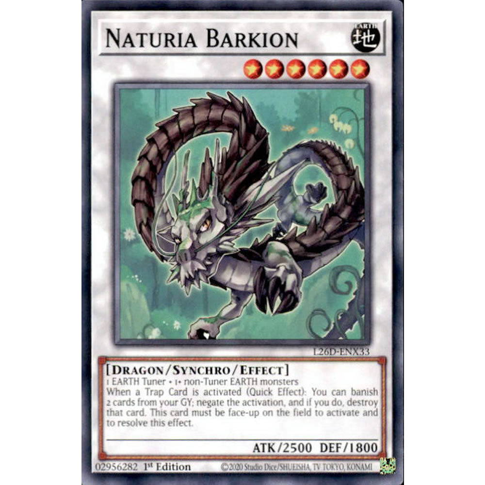 Naturia Barkion L26D-ENX33 Yu-Gi-Oh! Card from the Legendary Modern Decks 2026 Set