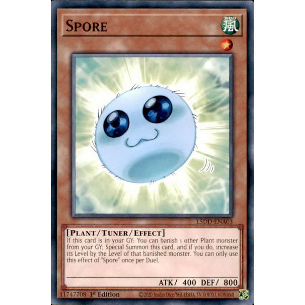 Spore L5DD-ENA03 Yu-Gi-Oh! Card from the Legendary 5D's Decks Set