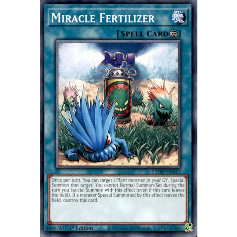 Miracle Fertilizer L5DD-ENA17 Yu-Gi-Oh! Card from the Legendary 5D's Decks Set