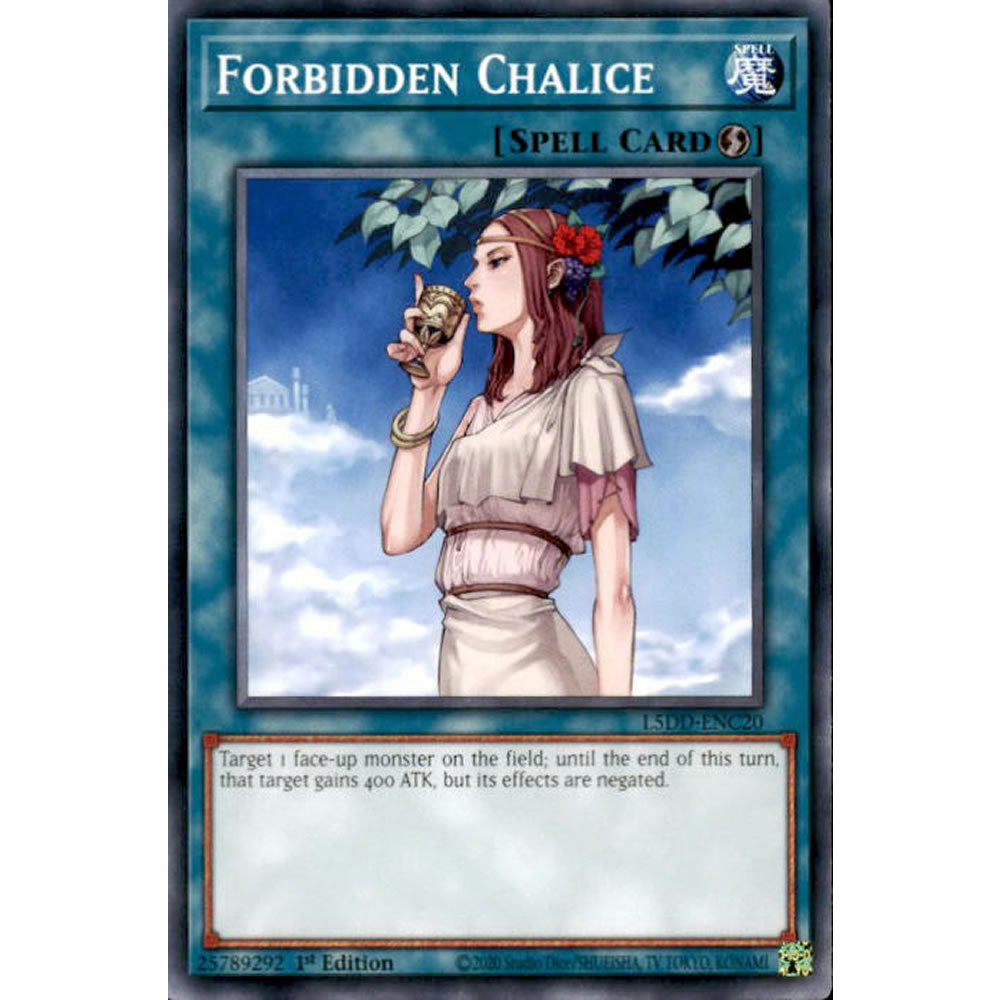 Forbidden Chalice L5DD-ENC20 Yu-Gi-Oh! Card from the Legendary 5D's Decks Set