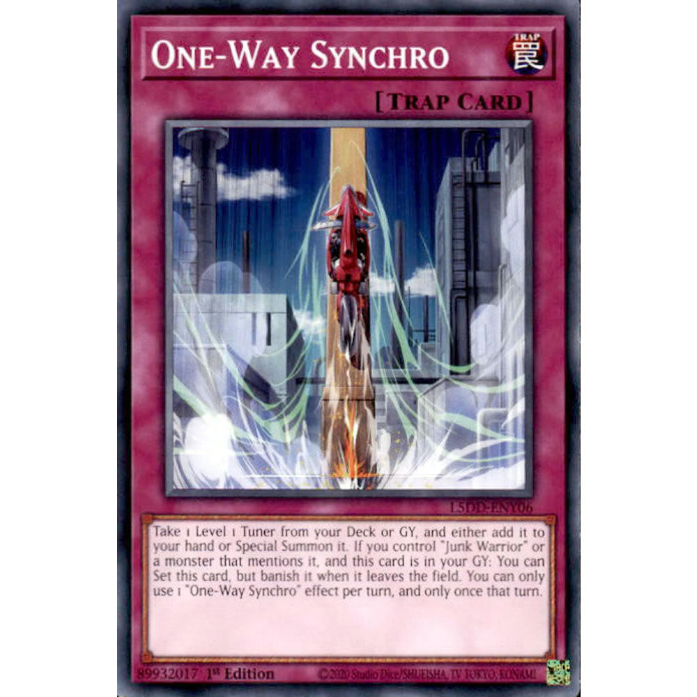 One-Way Synchro L5DD-ENY06 Yu-Gi-Oh! Card from the Legendary 5D's Decks Set