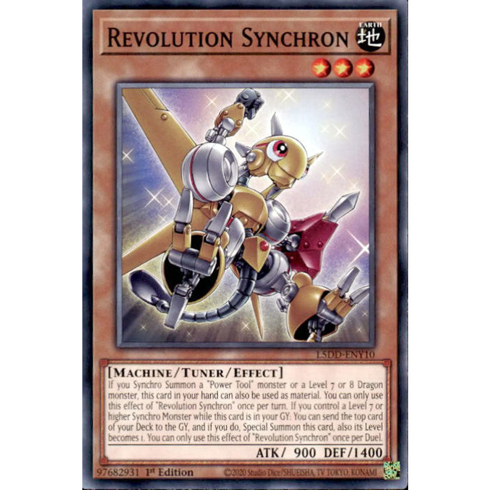Revolution Synchron L5DD-ENY10 Yu-Gi-Oh! Card from the Legendary 5D's Decks Set