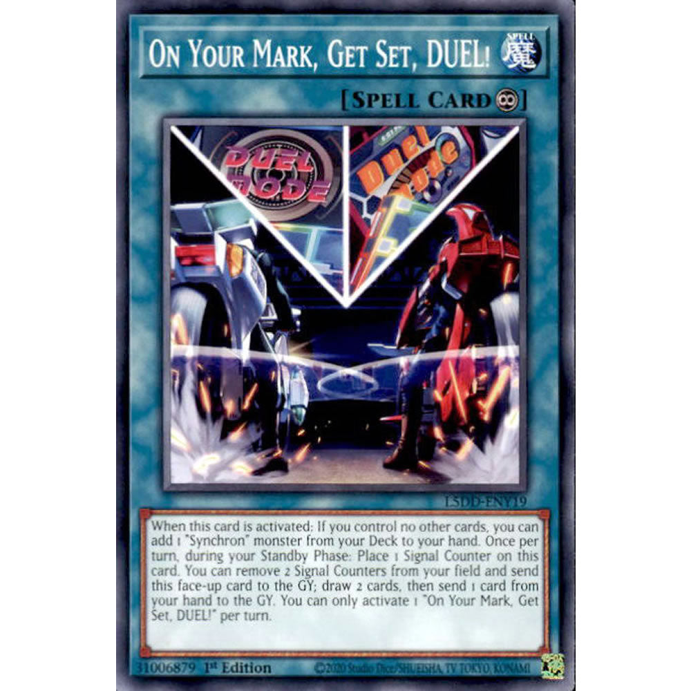 On Your Mark, Get Set, DUEL! L5DD-ENY19 Yu-Gi-Oh! Card from the Legendary 5D's Decks Set