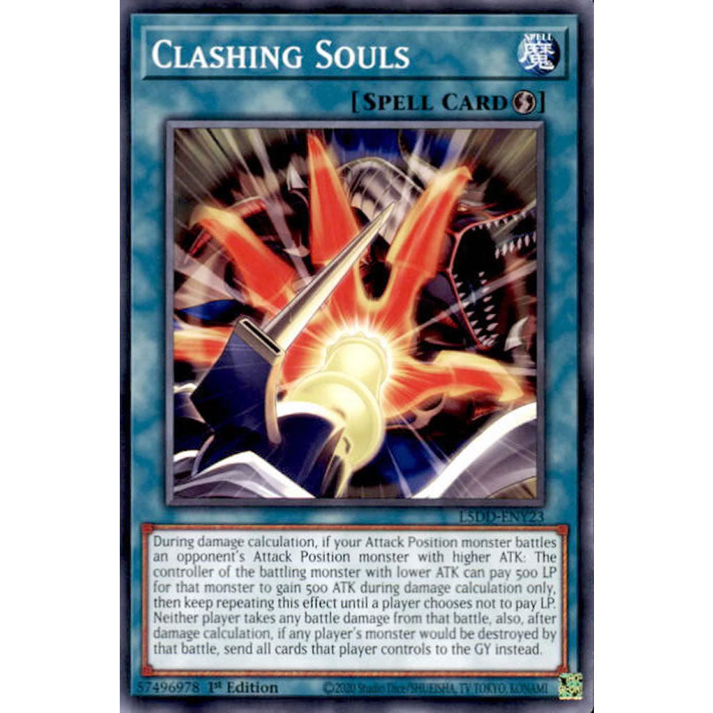 Clashing Souls L5DD-ENY23 Yu-Gi-Oh! Card from the Legendary 5D's Decks Set
