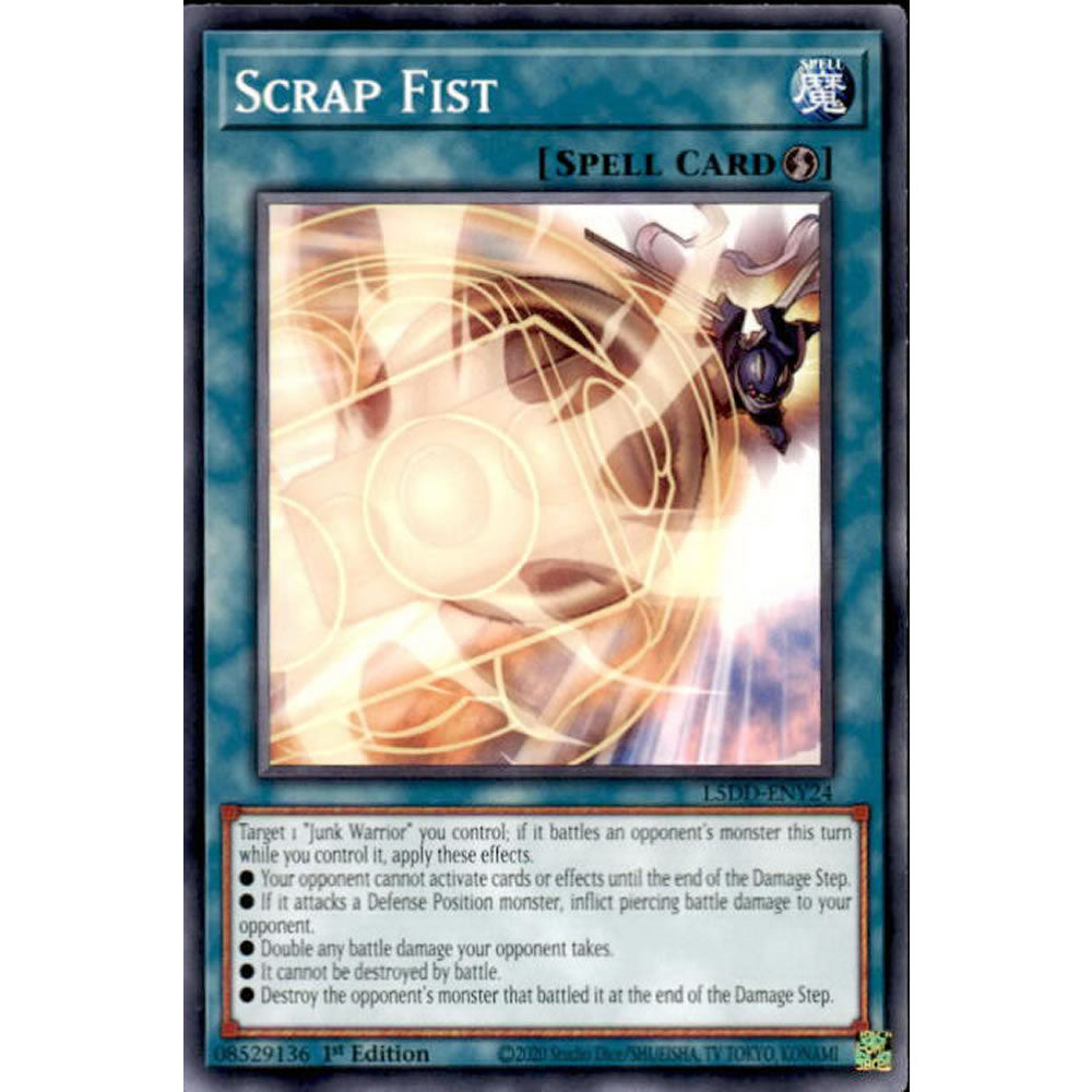 Scrap Fist L5DD-ENY24 Yu-Gi-Oh! Card from the Legendary 5D's Decks Set