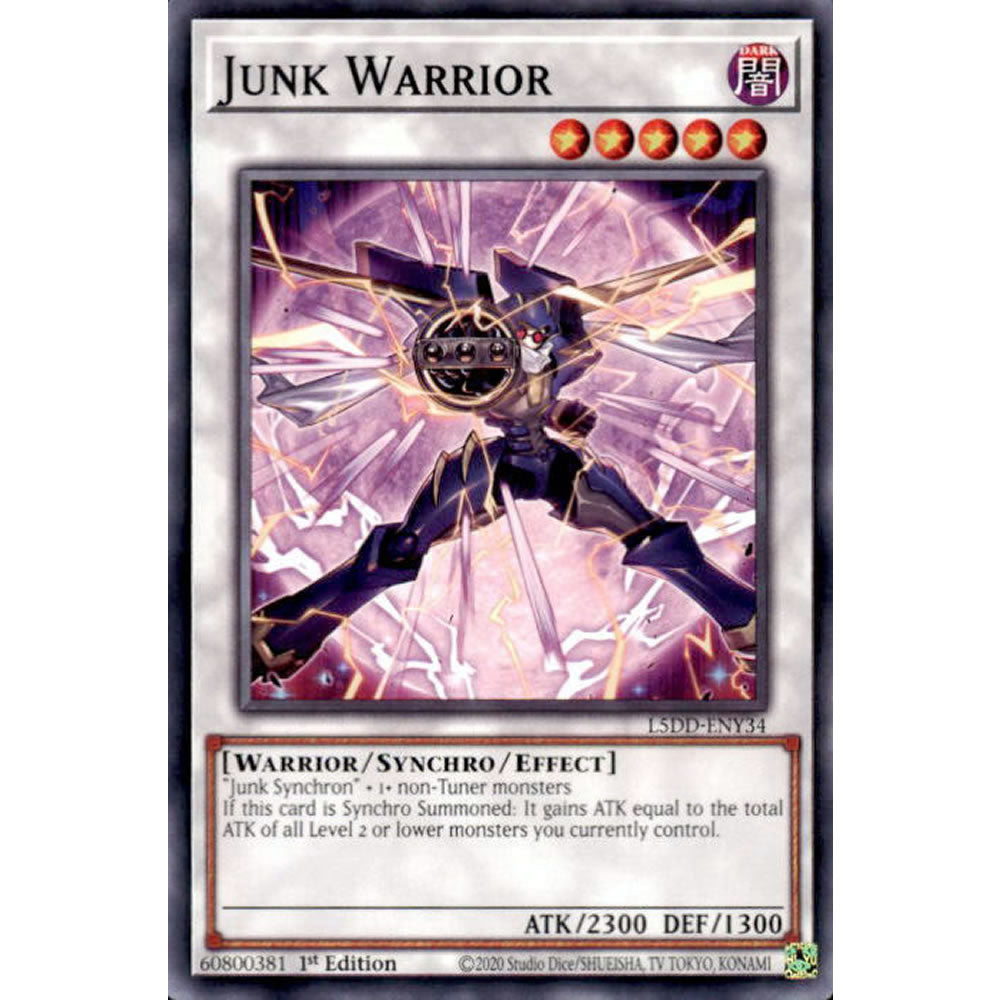 Junk Warrior (alternate artwork) L5DD-ENY34 Yu-Gi-Oh! Card from the Legendary 5D's Decks Set