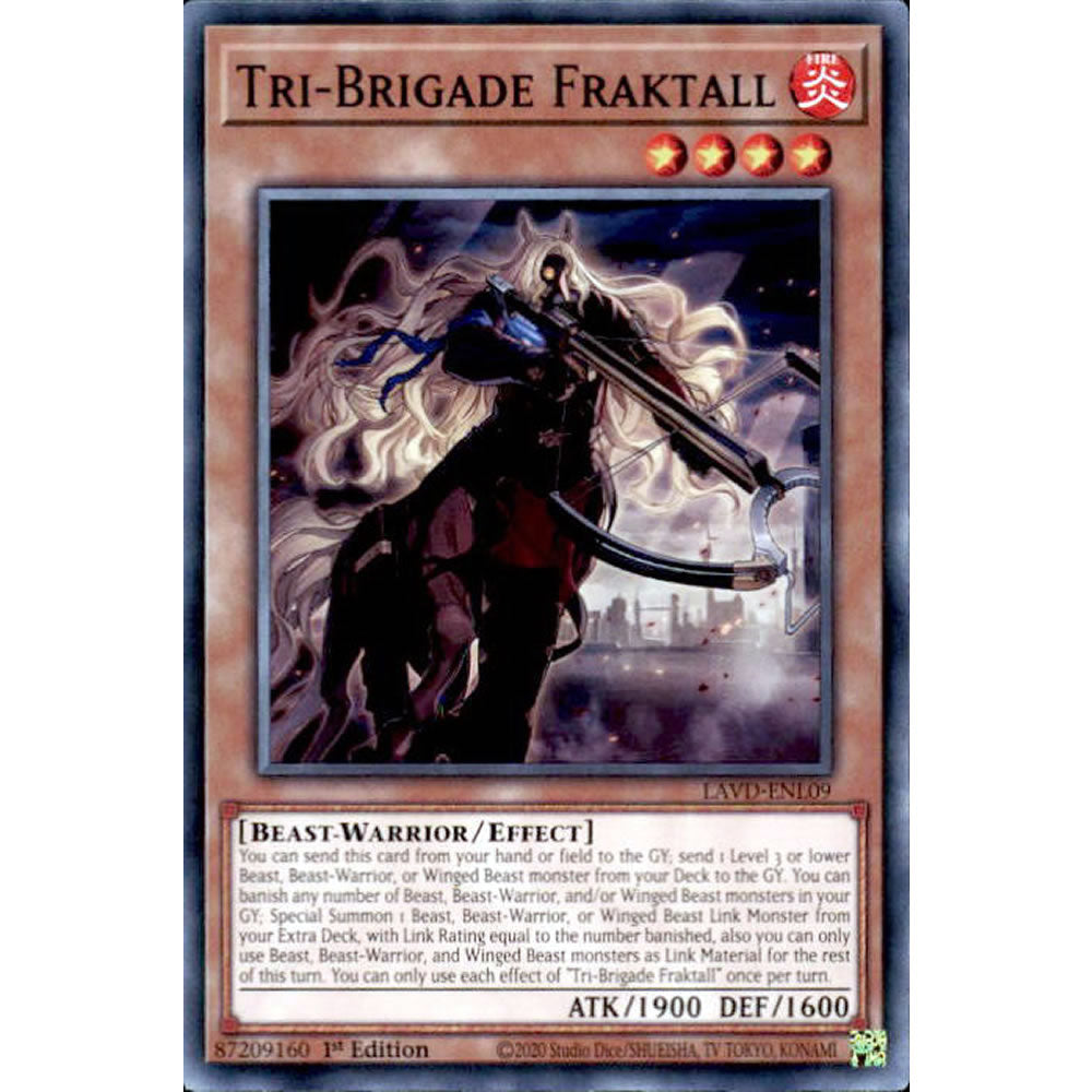 Tri-Brigade Fraktall LAVD-ENL09 Yu-Gi-Oh! Card from the Legendary Arc-V Decks Set