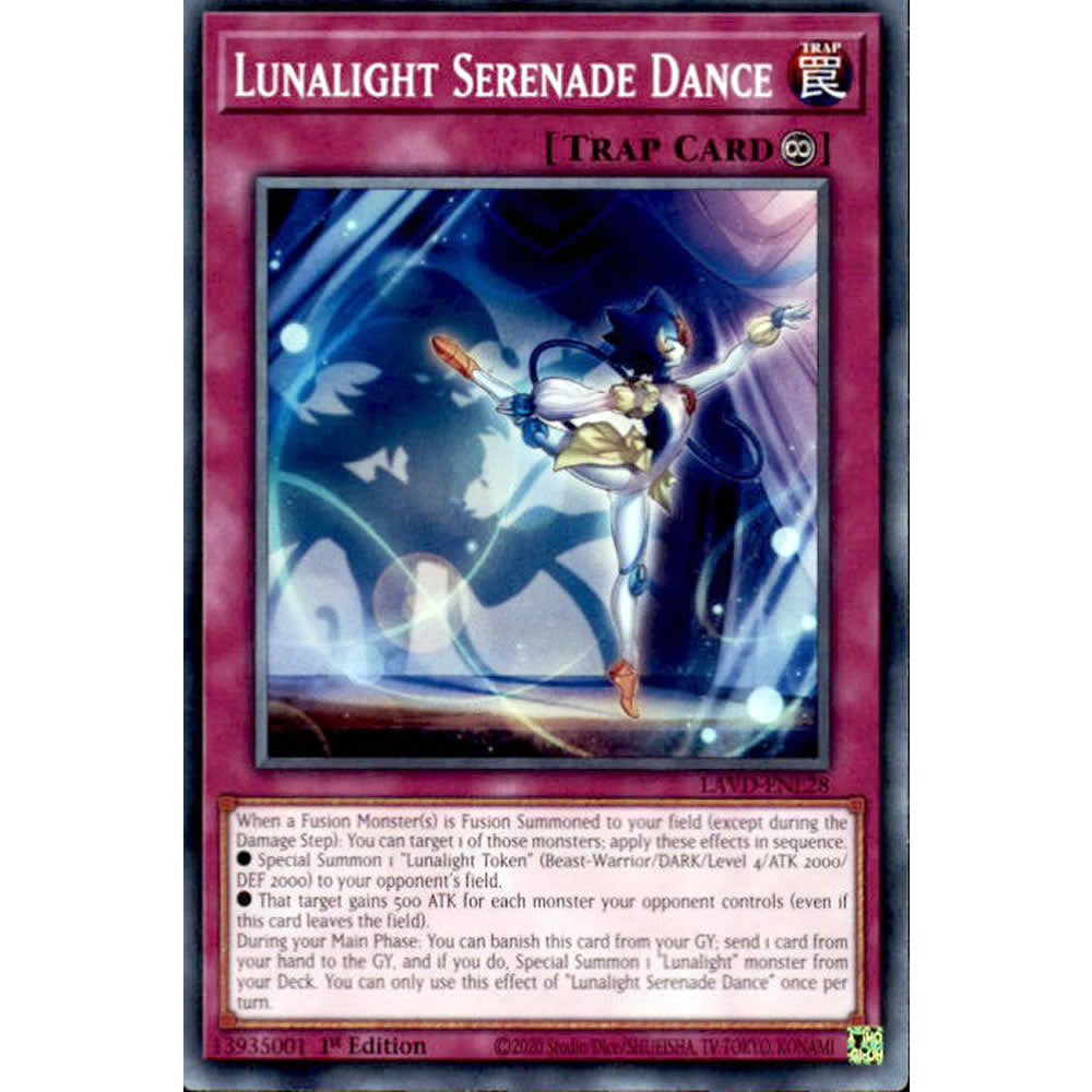 Lunalight Serenade Dance LAVD-ENL28 Yu-Gi-Oh! Card from the Legendary Arc-V Decks Set