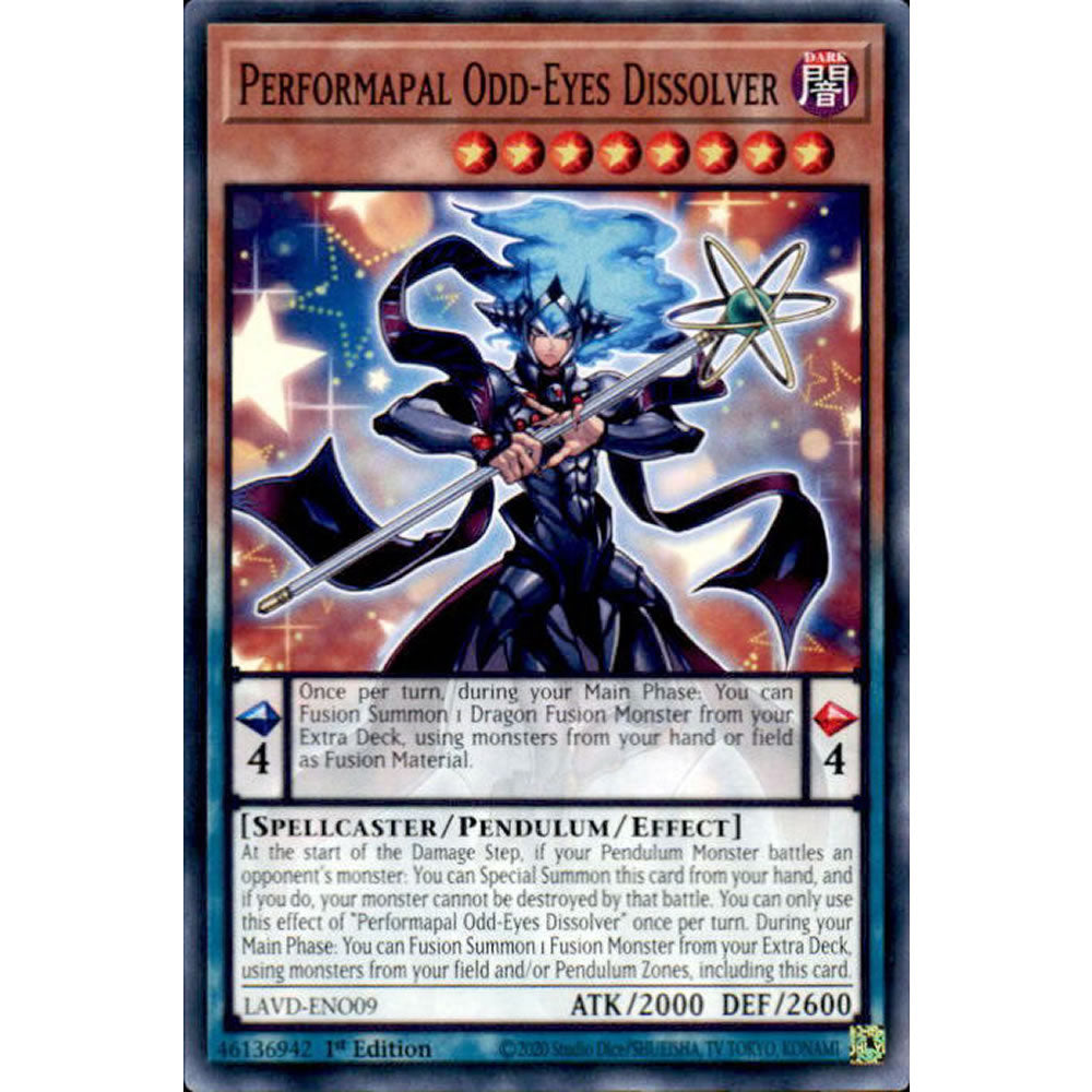 Performapal Odd-Eyes Dissolver LAVD-ENO09 Yu-Gi-Oh! Card from the Legendary Arc-V Decks Set