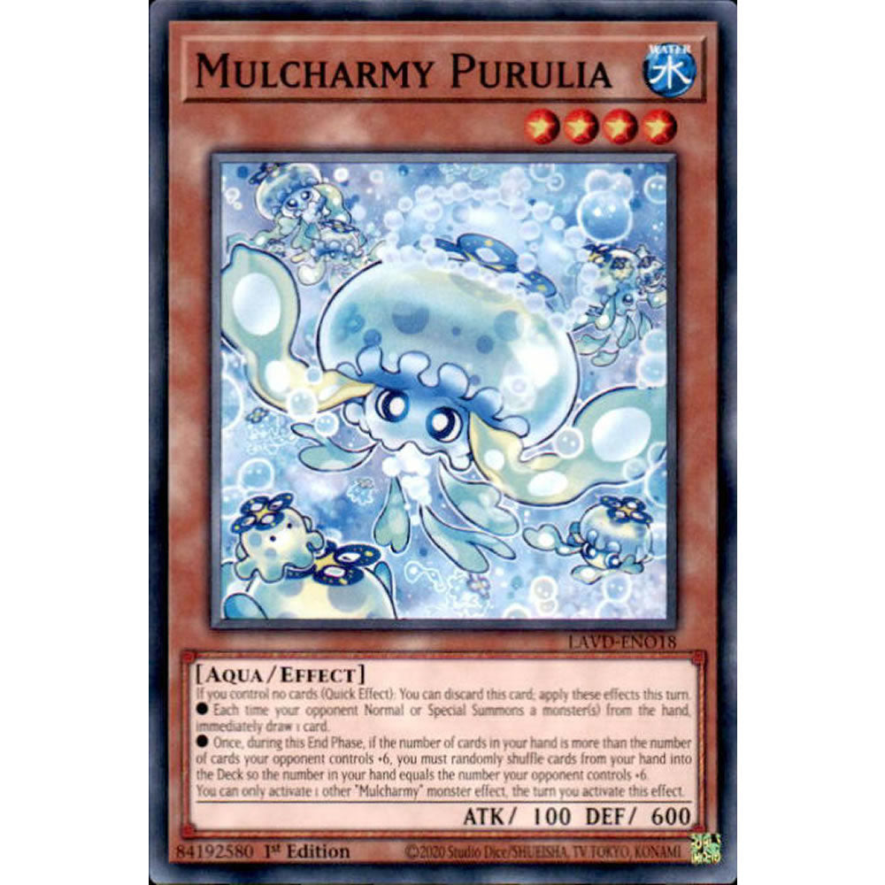 Mulcharmy Purulia LAVD-ENO18 Yu-Gi-Oh! Card from the Legendary Arc-V Decks Set