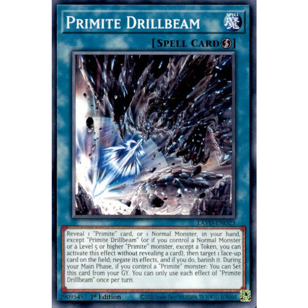 Primite Drillbeam LAVD-ENO23 Yu-Gi-Oh! Card from the Legendary Arc-V Decks Set